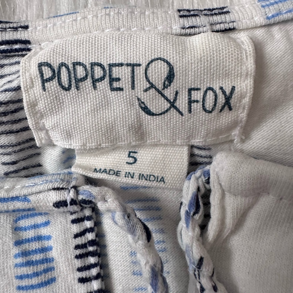 Poppet & Fox Blue and White Striped Dress - Picture 3 of 7